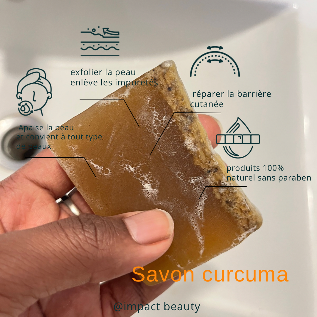 Savon curcuma & acide Kojic